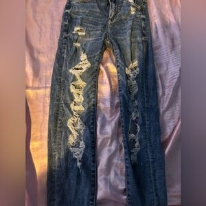 New American eagle jeans size 000 regular,worn a few times only